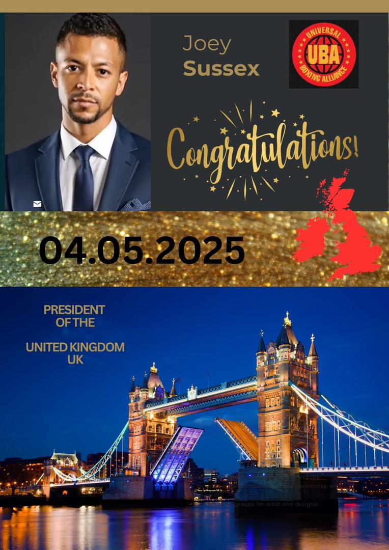 ASSIGN AS THE UNITED KINGDOM UBA PRESIDENT